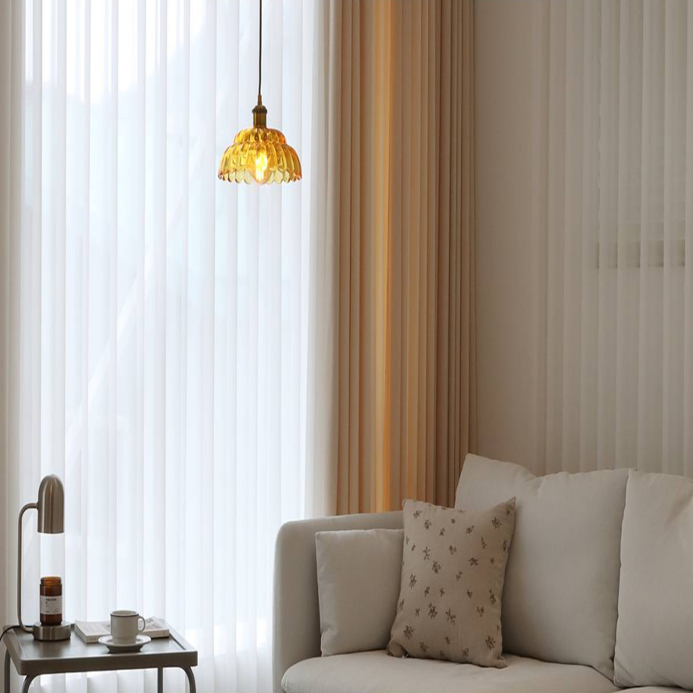 KS인증/당일발송 북유럽식탁등 LED 레일 펜던트 갓등 유리 4인 식탁등 투명/직부형