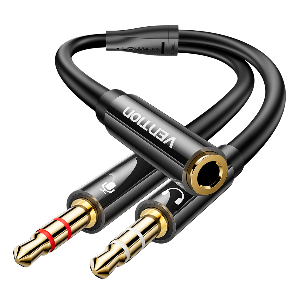 벤션 3.5mm to 마이크 이어폰 오디오 분배기 Y케이블 BBTBY - 상품 이미지