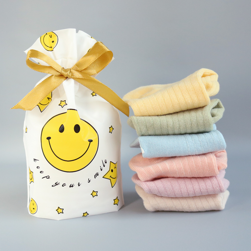 니즈엘 중목 파스텔 양말 어린이집 생일 답례품 입학 선물 스마일 리본끈(소), 여아 2호 - 상세 이미지 4