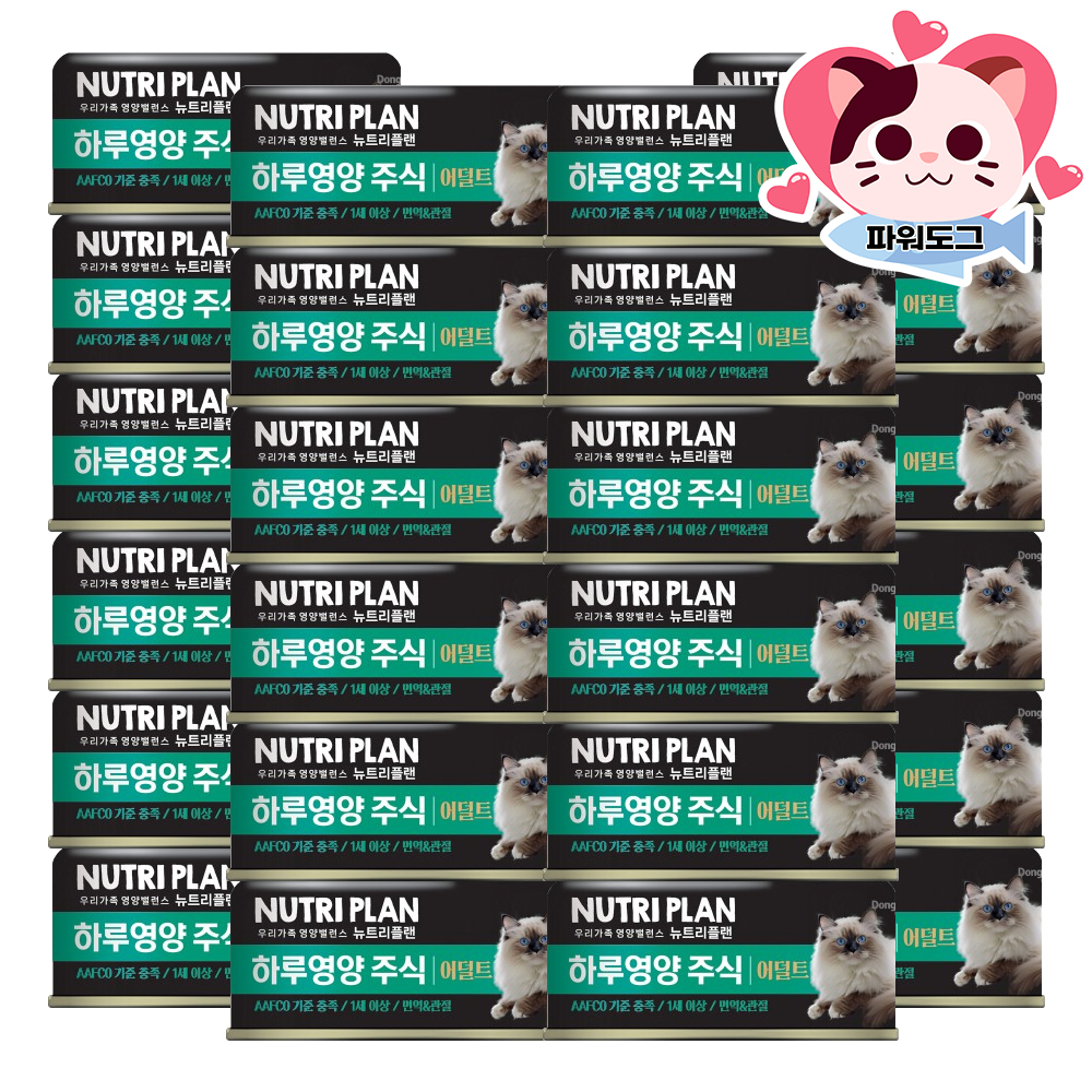 동원 뉴트리플랜 하루영양 주식캔 85g 24캔 키튼 면역 성장 고양이 습식 - 상세 이미지 3