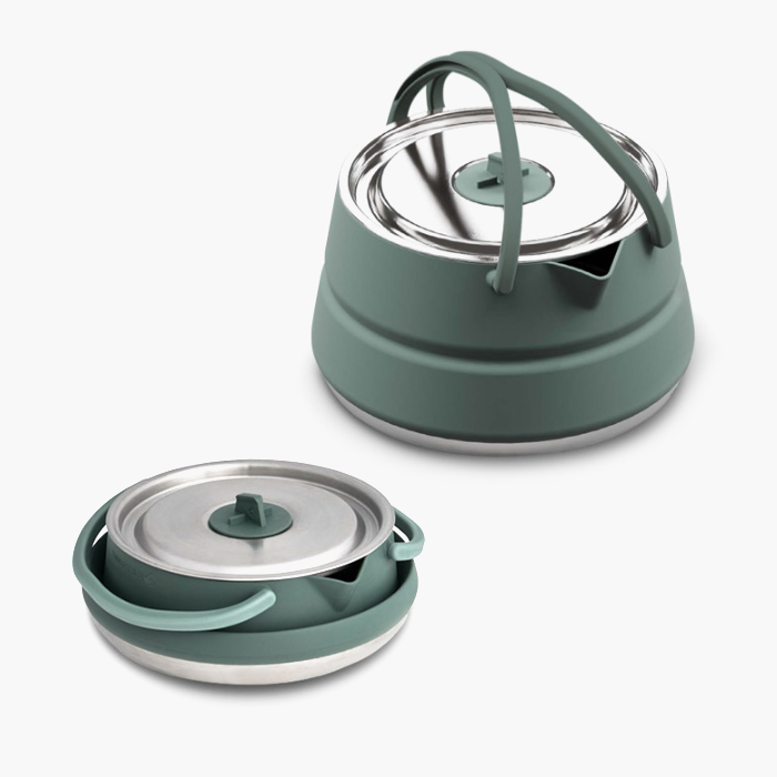 씨투써밋 디투어 케틀 1.6L 백패킹 접이식 스테인레스 경량 주전자