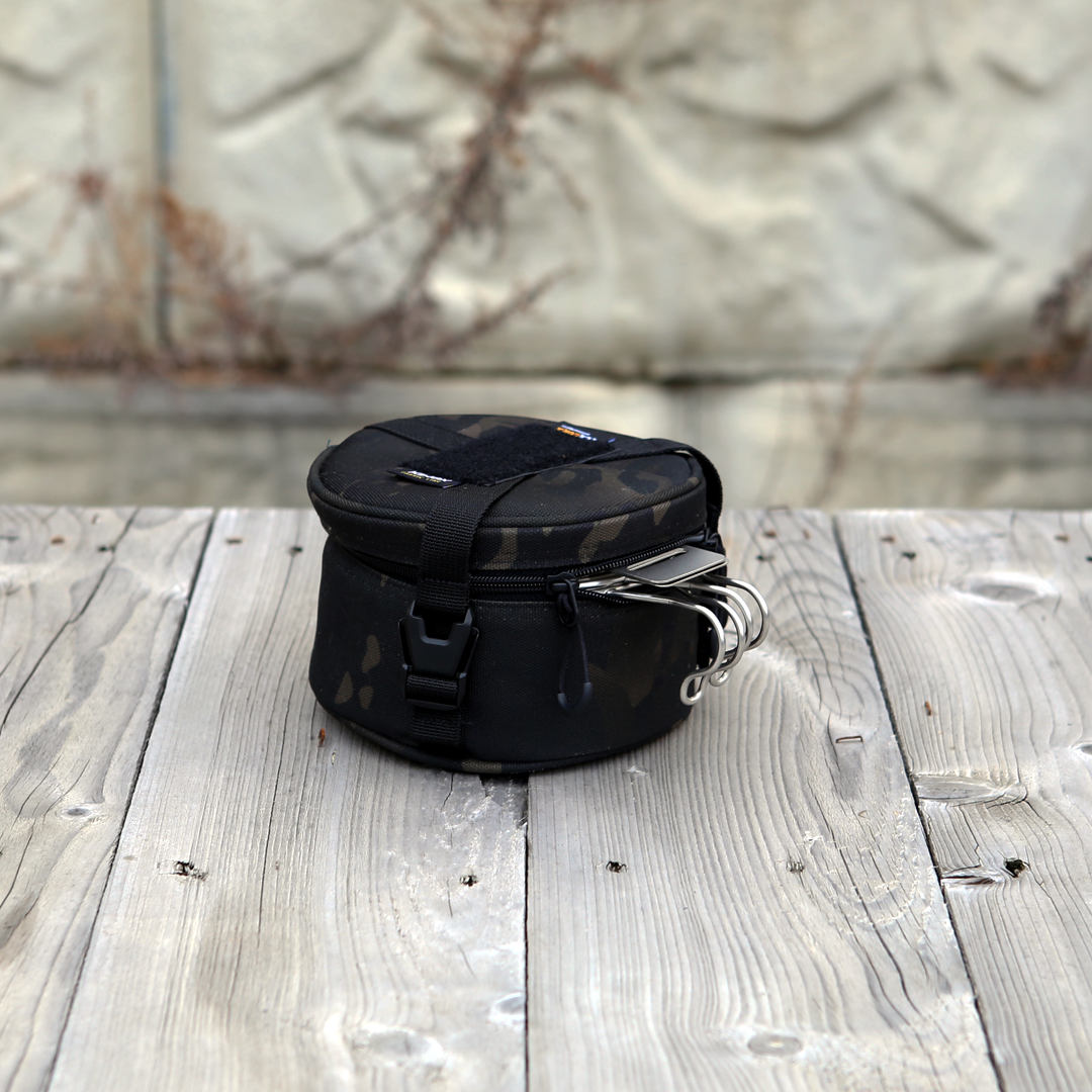 키녹스 캠핑 식기 세트 시에라 패키지 접시 그릇 컵 가방 블랙멀티카모