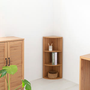 숄리드 코너선반 SHM8829 290x290x880mm, 3단, 캄포어베... 솔직 후기 | 실제 배치 사진 포함 - 상품 이미지 2