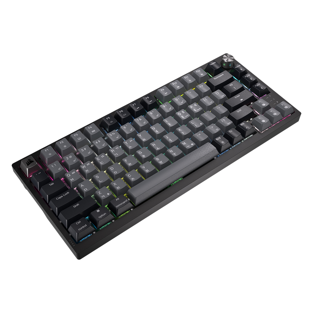 커세어 K65 RGB PLUS 무선 핫스왑 적축 게이밍 기계식 키보드 골드키캡 에디션 - 상세 이미지 2