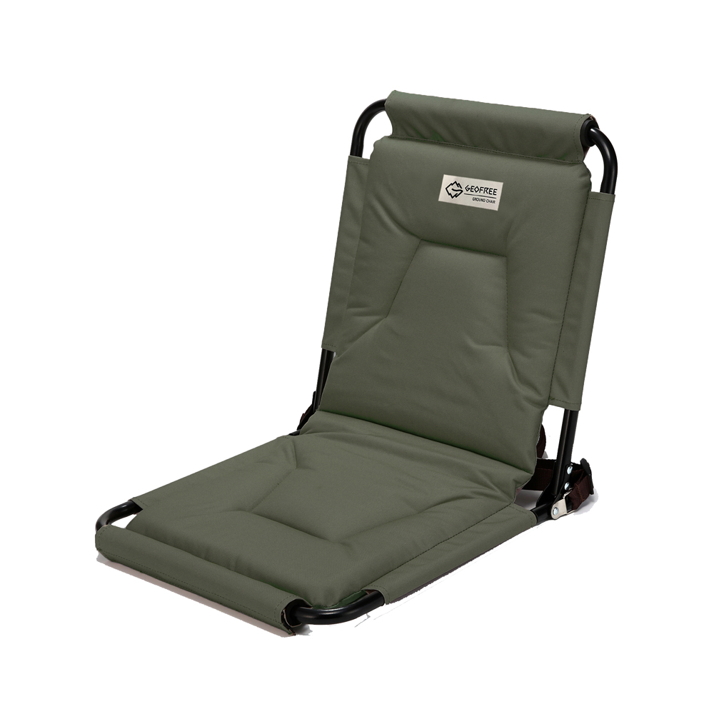 지오프리 릴렉스 그라운드 체어 캠핑 의자 접이식 휴대용 좌식 페스티벌 피크닉 차박