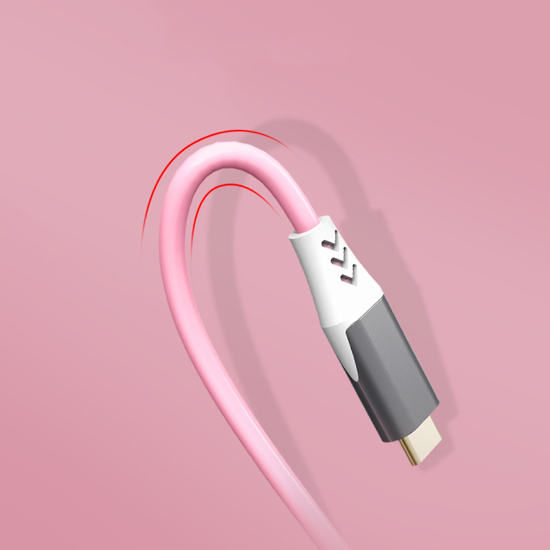 키보드 항공케이블 화이트/블루/핑크 DIY 제작 키보드선 코일 C타입 케이블 이미지 7