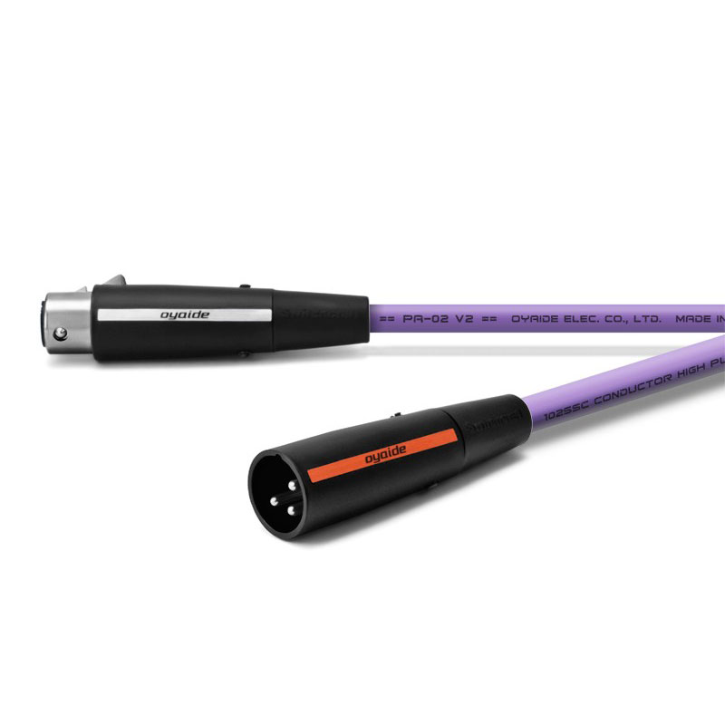 오야이데 XLR 케이블 인터커넥트 0.7m 쌍 PA-02TX V2 / 0.7 OYAIDE - 상세 이미지 2
