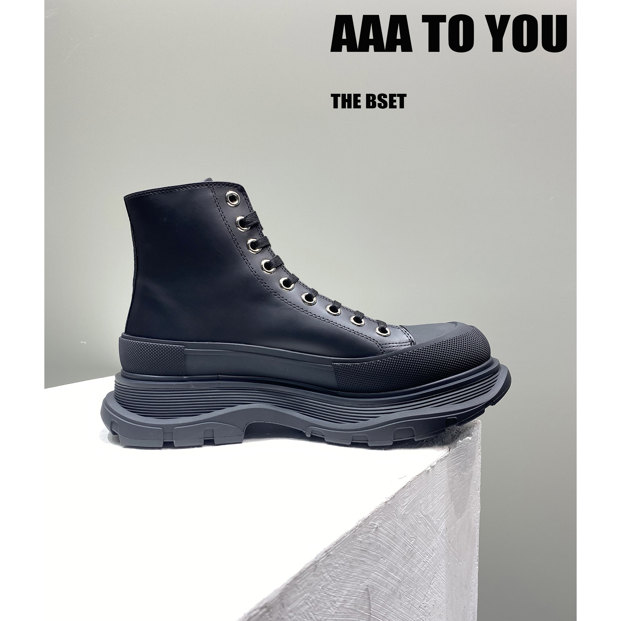 AAA TO YOU 남성 스트랩 리얼 가죽 워커 키높이 앵클부츠 톱 패션 브랜드 하이탑 : 문흥물류