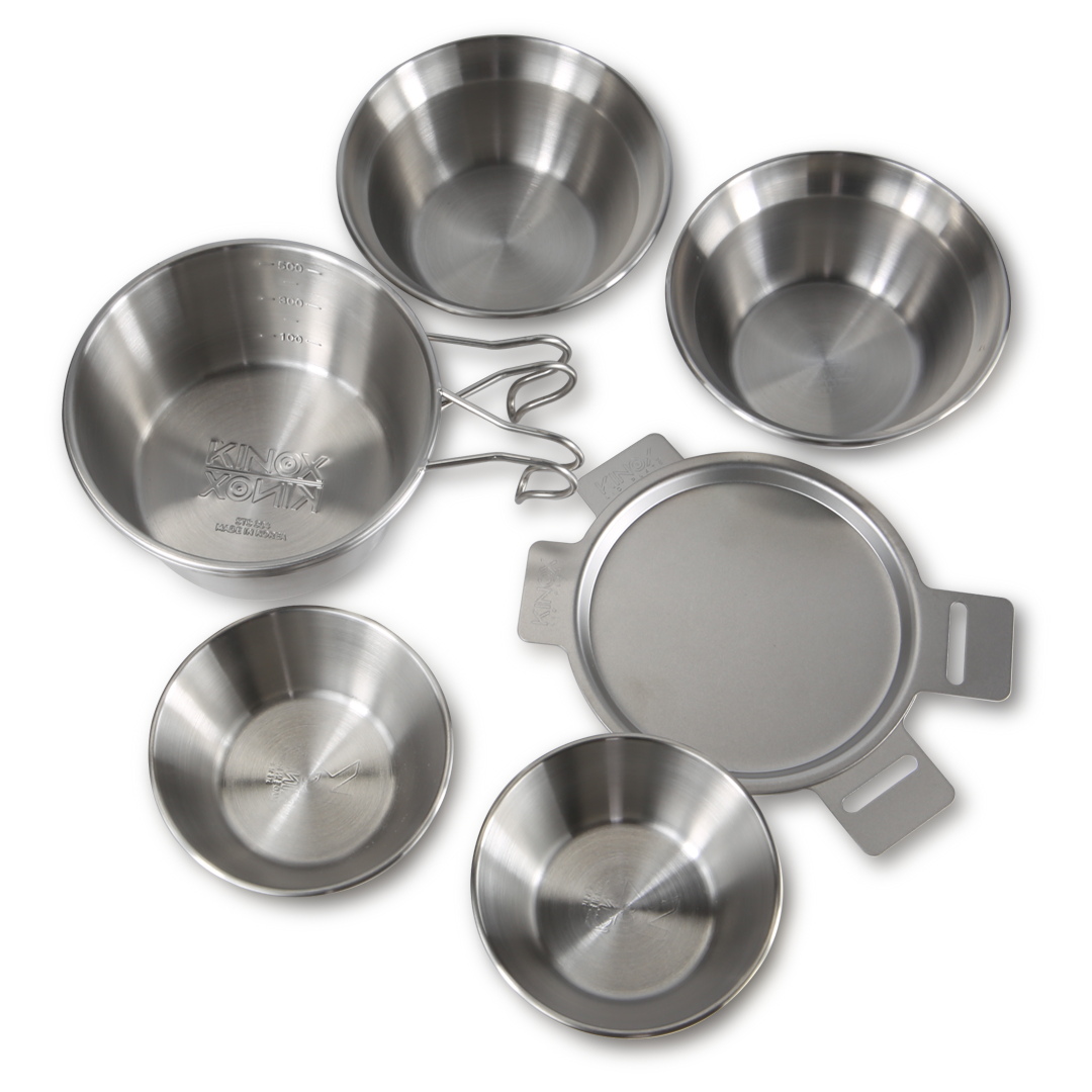 키녹스 캠핑 식기 세트 시에라 패키지 접시 그릇 컵 가방 블랙멀티카모