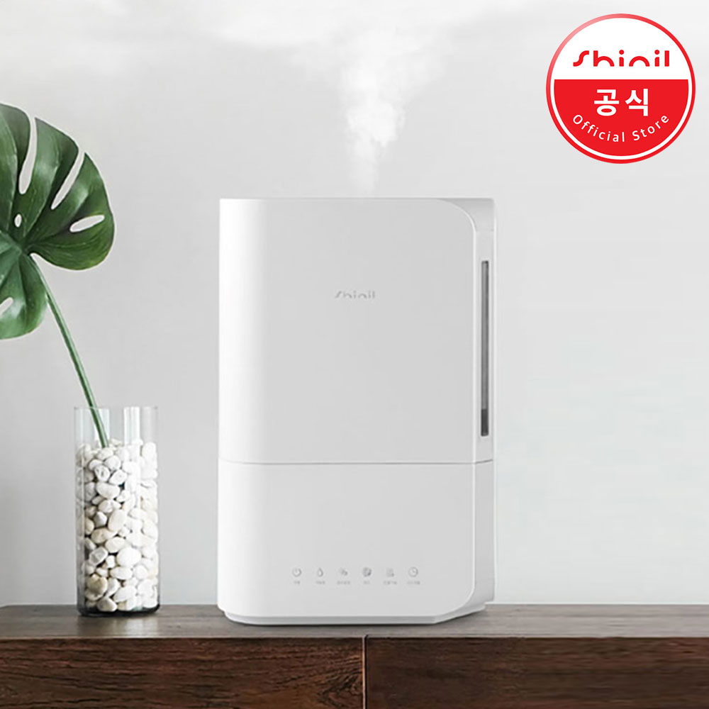 신일 초음파식 가습기 세척편한 가열식 통세척 대용량 거실용 사무실 가정용 리모컨 포함
