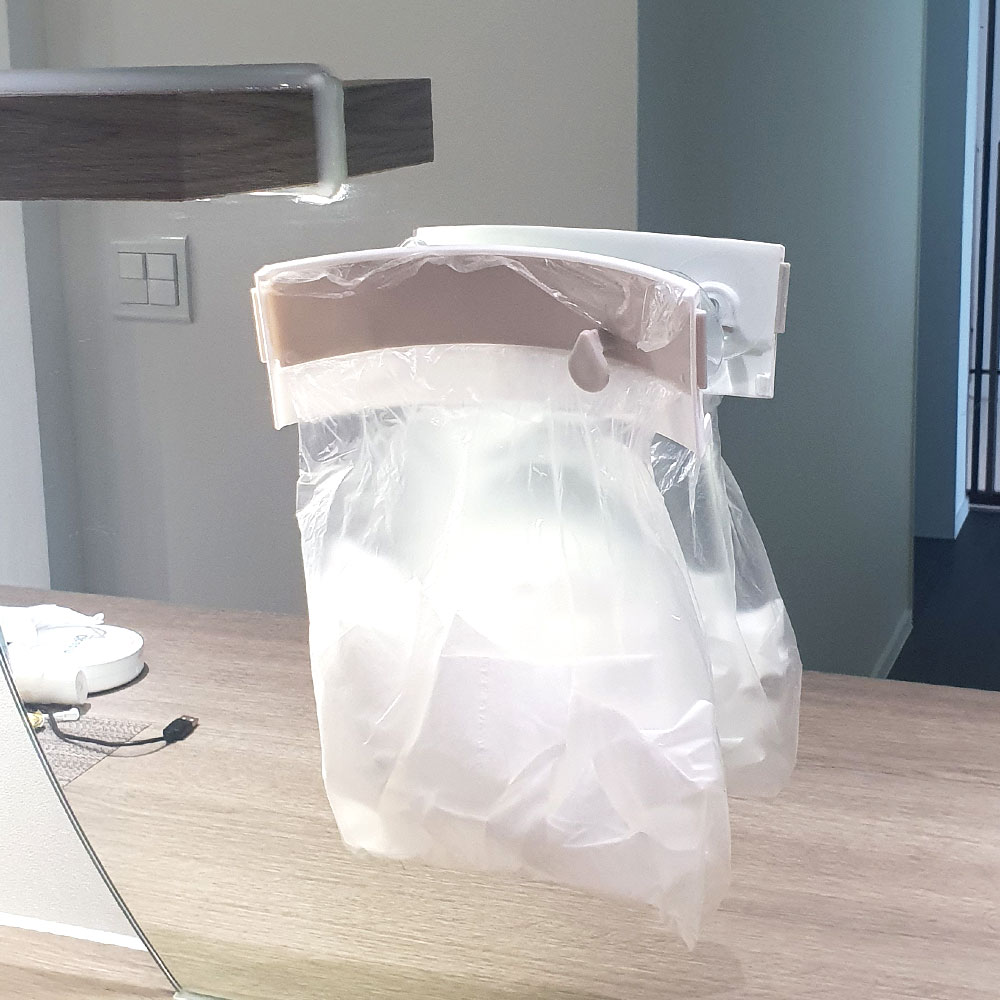 이놀 걸이형 음식물쓰레기통 싱크대 휴지통 걸이 주방 음쓰통 전반통 - 상세 이미지 3
