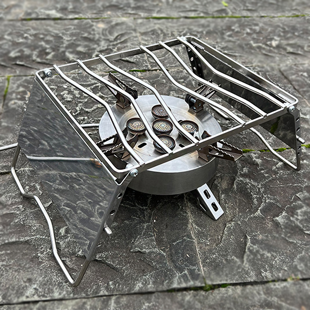 모아이캠핑 오덕 쿠커 스탠드 바람막이 버너 거치 받침대