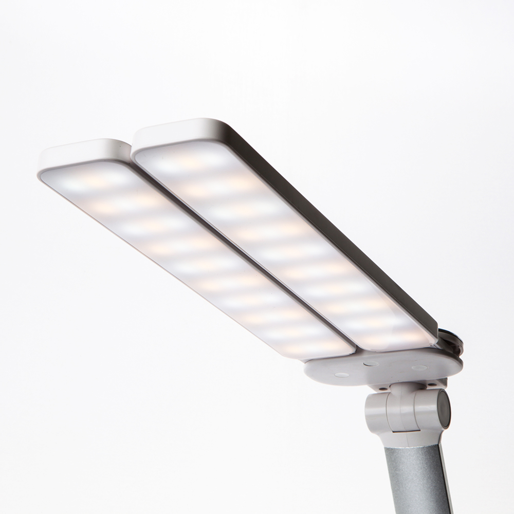 듀얼 와이드3색 LED 스탠드 DP-855LS 독서등 공부등 책상 학습용 독서실 탁상용 조명 이미지 3