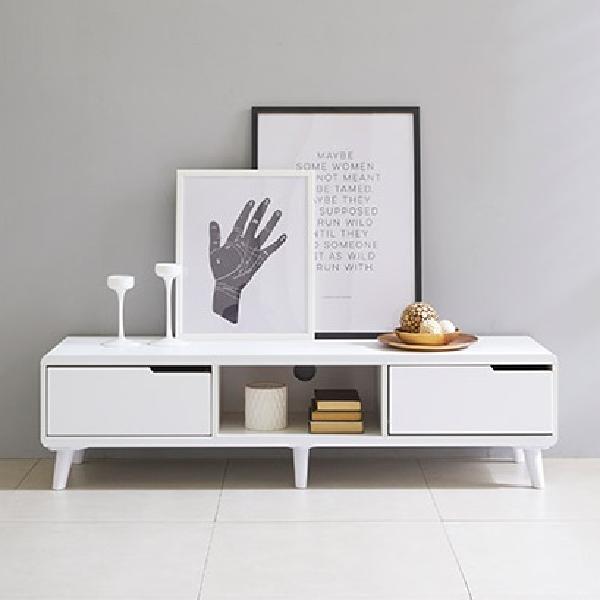 모던 티비 다이 인테리어 거실장 낮은 티비 장식장 슬림 거실장