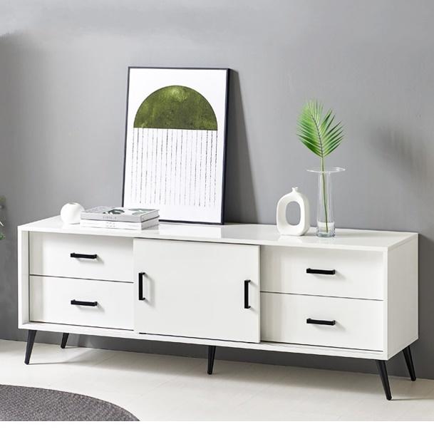 미닫이거실장 모던티비다이 낮은티비장식장 티브다이