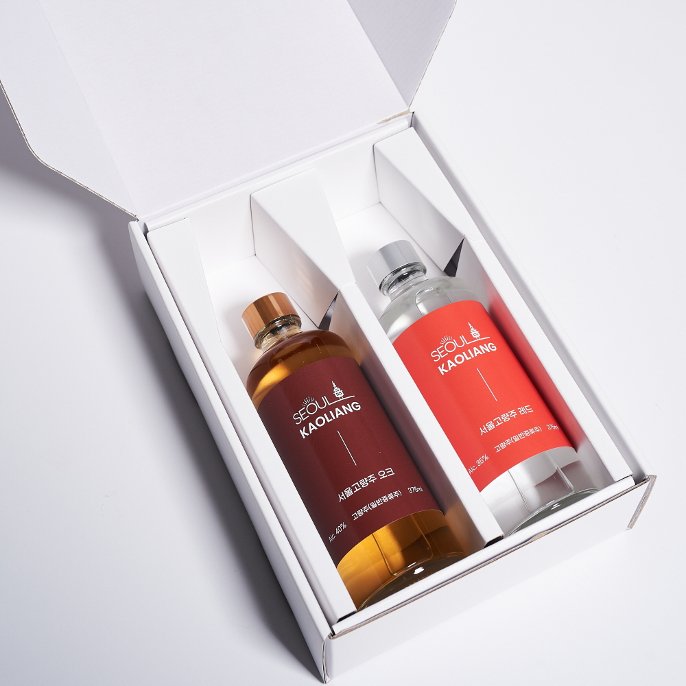 마깨주 서울고량주 2종 선물세트 (레드+오크) - 상세 이미지 3