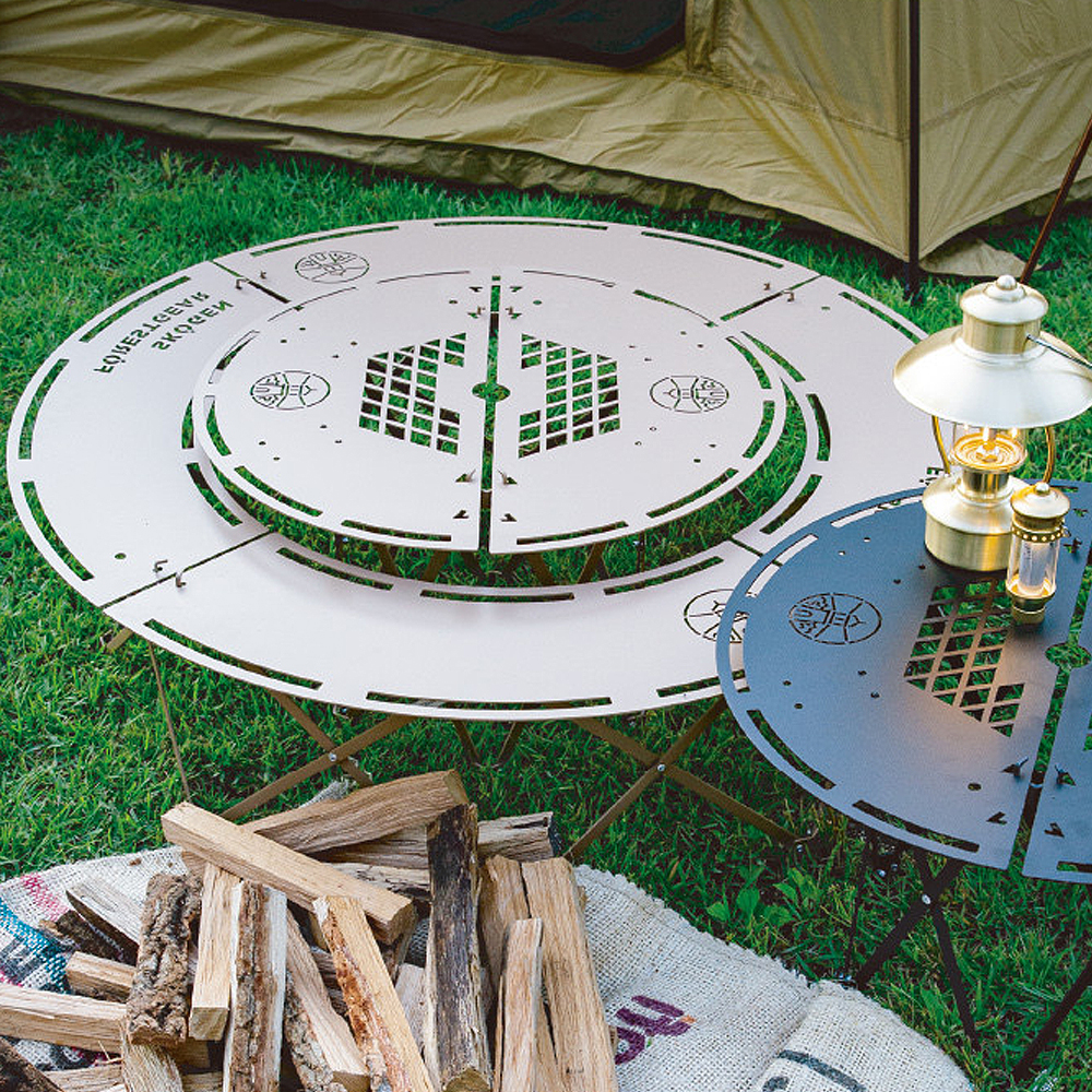 스코겐 화로테이블 접이식 캠핑 난로테이블 원형 불멍 화로대 K300