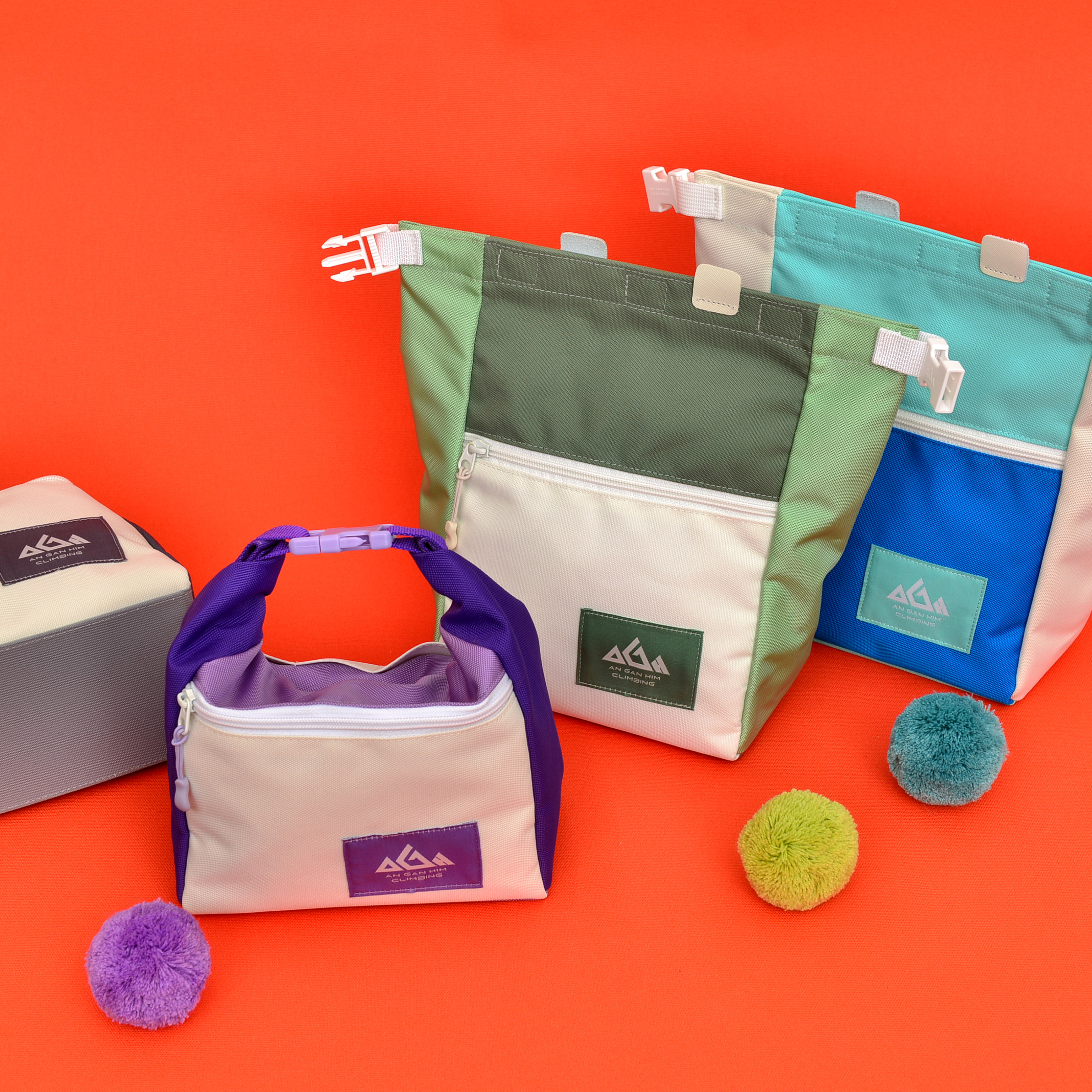 AGH 안간힘 실내 클라이밍 초크백 G시리즈 볼더링 초크버킷