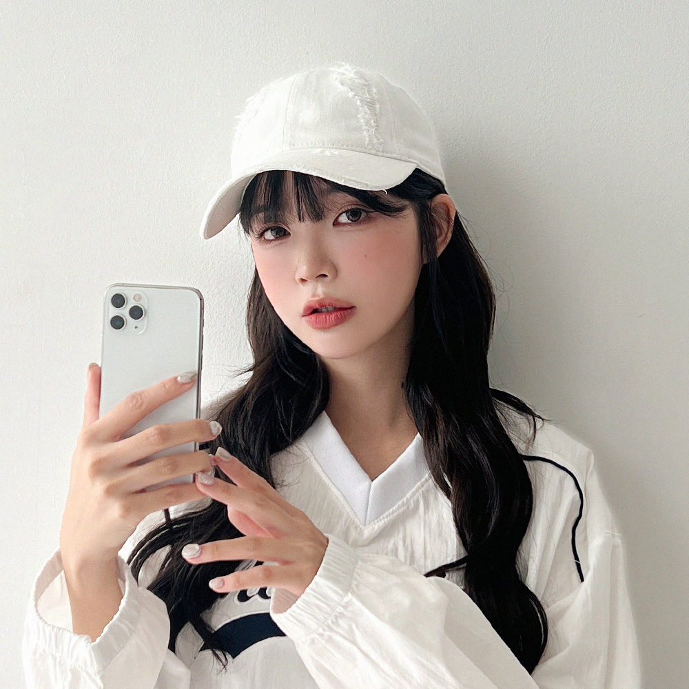 워싱코튼 무지 빈티지볼캡 캡 모자 남녀공용 모음 - 상세 이미지 5