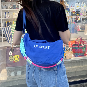 반달 여행용 크로스백 가벼운가방 유럽여행 슬링백 크로와상 범백 보부상 크로스 나일론 미니