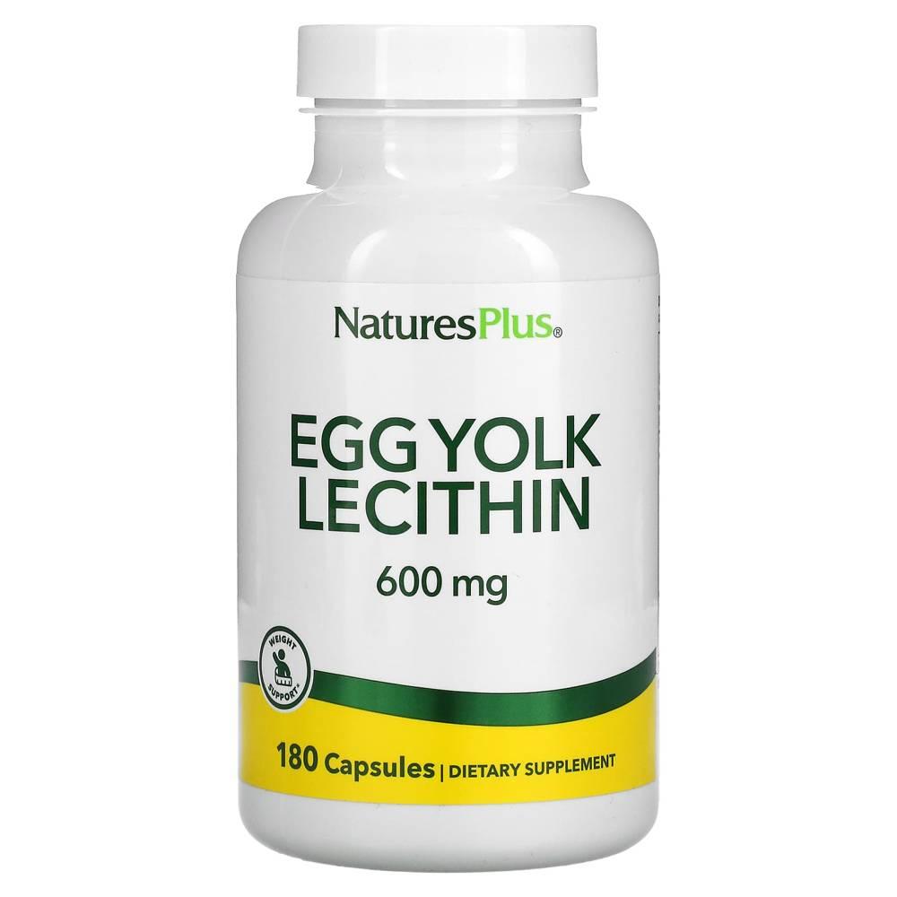 네이처스플러스 Egg Yolk 난황 레시틴 600mg 인지질 180정 - 상품 이미지