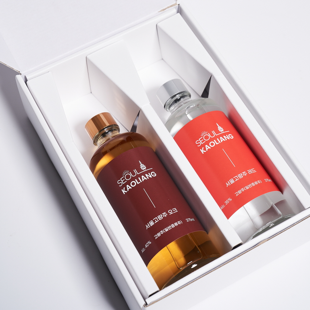 마깨주 서울고량주 2종 선물세트 (레드+오크) - 상세 이미지 2