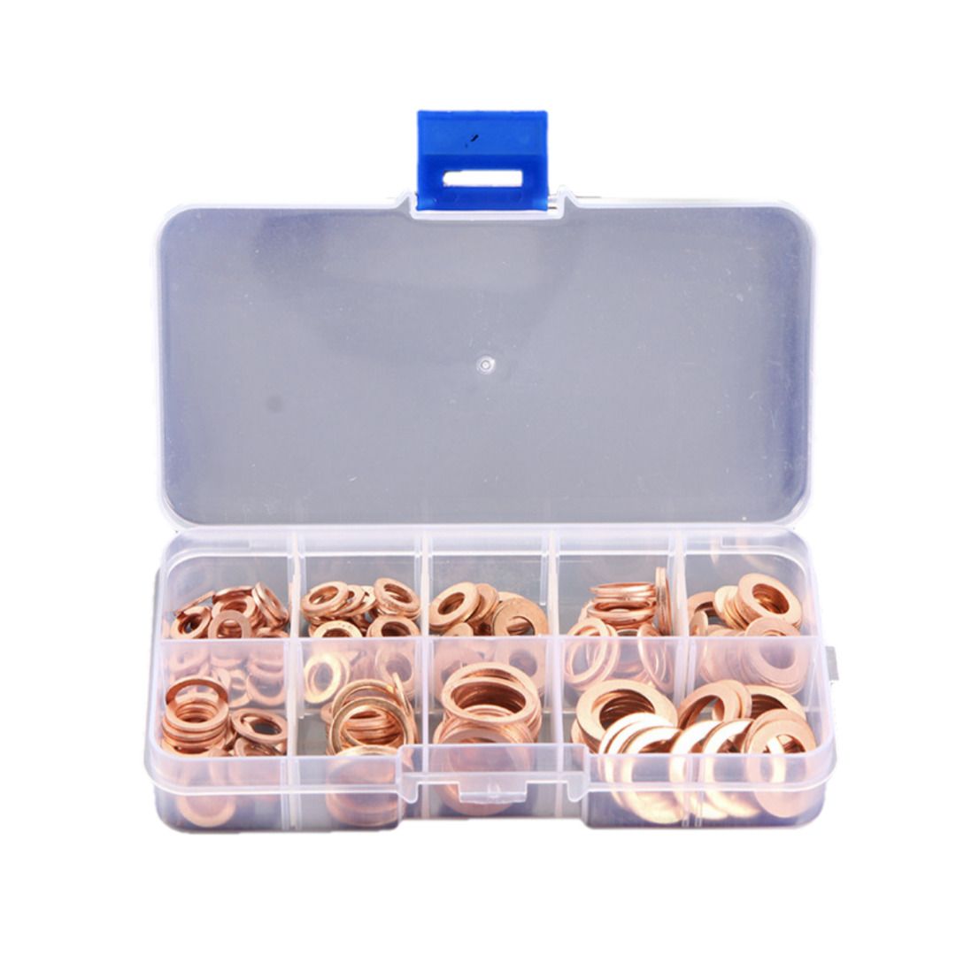동와셔 200pcs  9종 세트 동와샤 구리 와셔