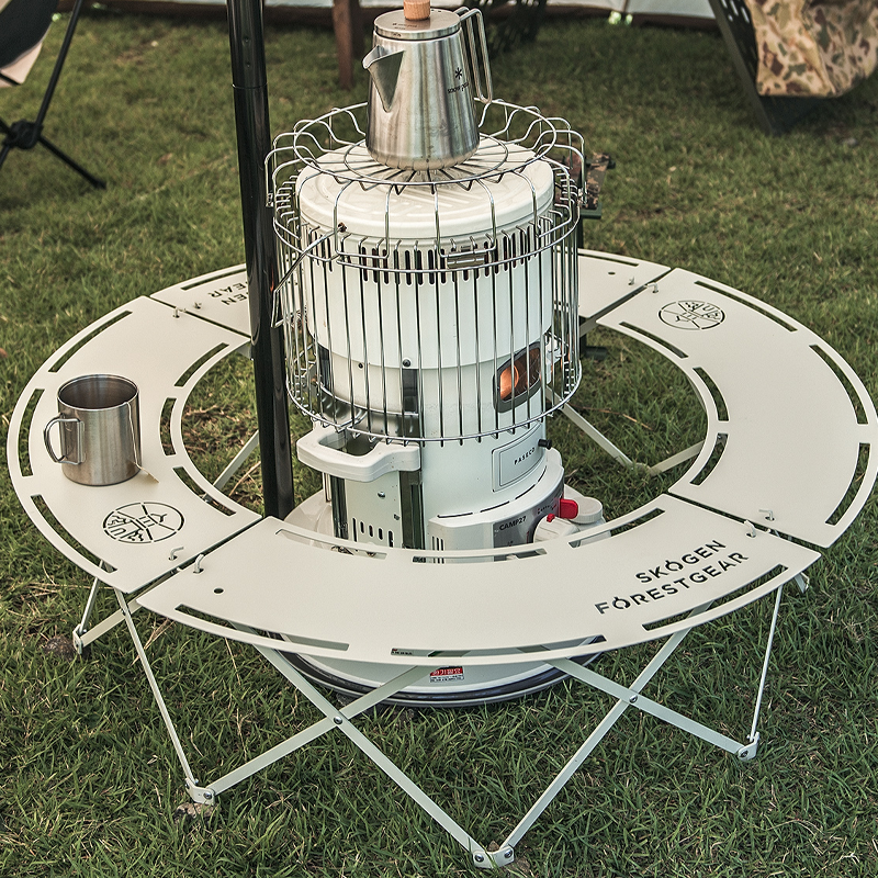 스코겐 화로테이블 접이식 캠핑 난로테이블 원형 불멍 화로대 K300