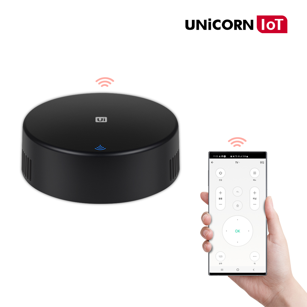 유니콘IoT 스마트 만능리모컨 WIFI 원격제어 통합리모컨 앱연동 TS-R4 - 상품 이미지