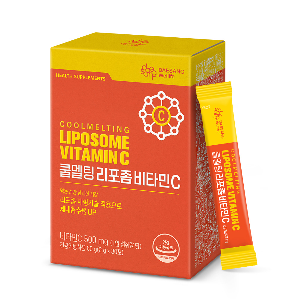 웰라이프 쿨멜팅 리포좀 비타민C (2g) 30포, 1개 - 상품 이미지