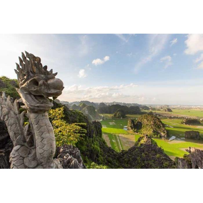 베트남 하노이 식사와 가이드가 포함된 호아루, 트랑안 자전거 투어