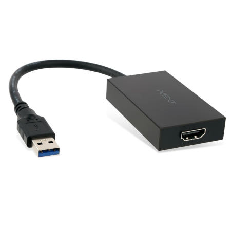 NEXT-313DPHU3 USB 3.0 to HDMI 외장 그래픽 컨버터 PC 모니터 확장 케이블길이 20CM