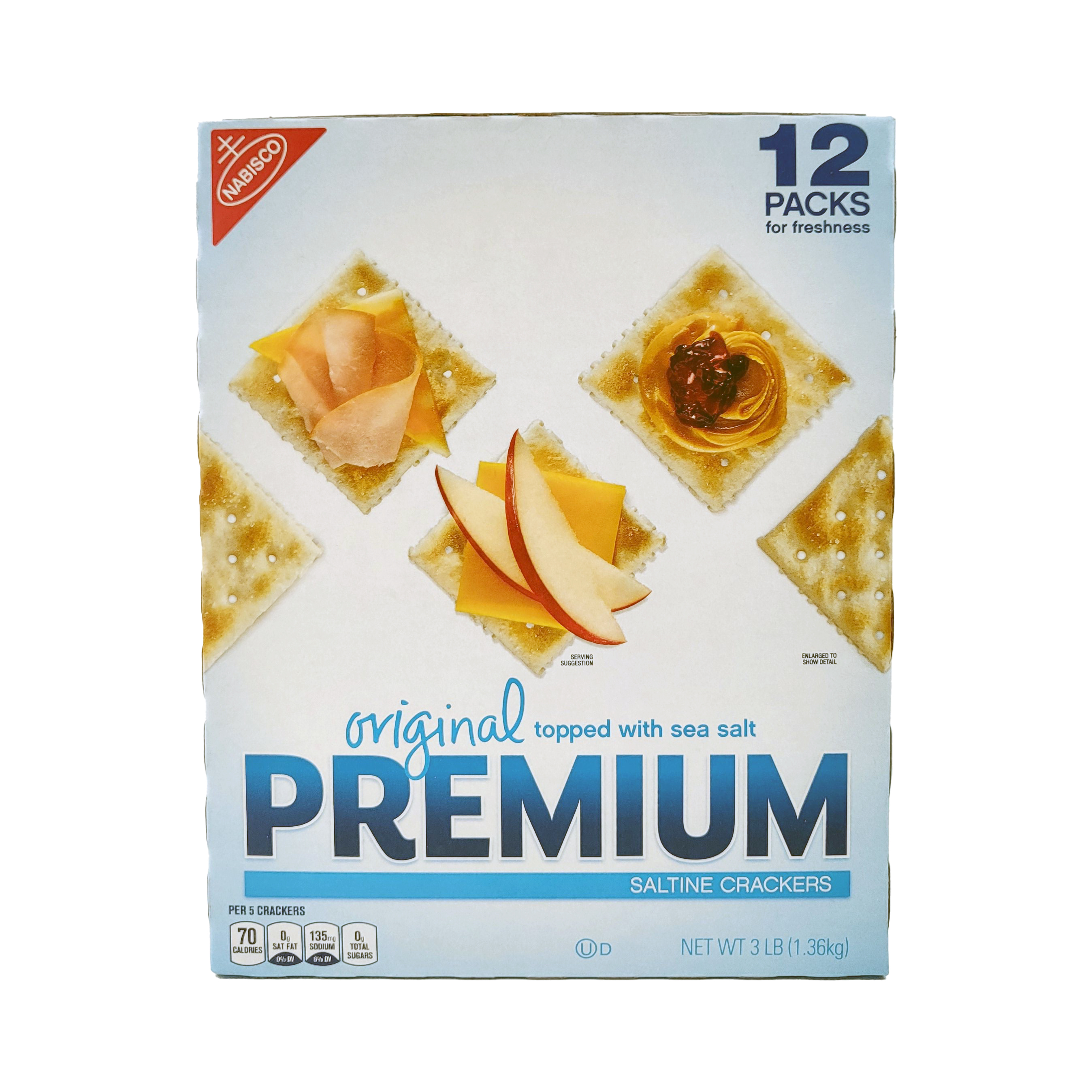 NABISCO 오리지널 프리미엄 솔틴 크래커 1.36KG 코스트코 파티용 카나페 크래커 - 상품 이미지