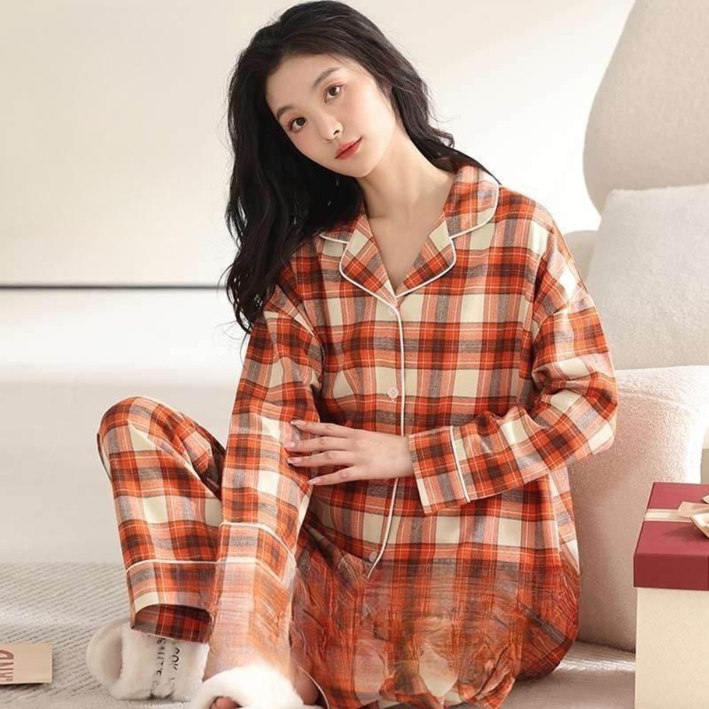 효심이네 각자도생 이선순 윤미라 잠옷 옷 레드 체크 43회 패션 이미지 4