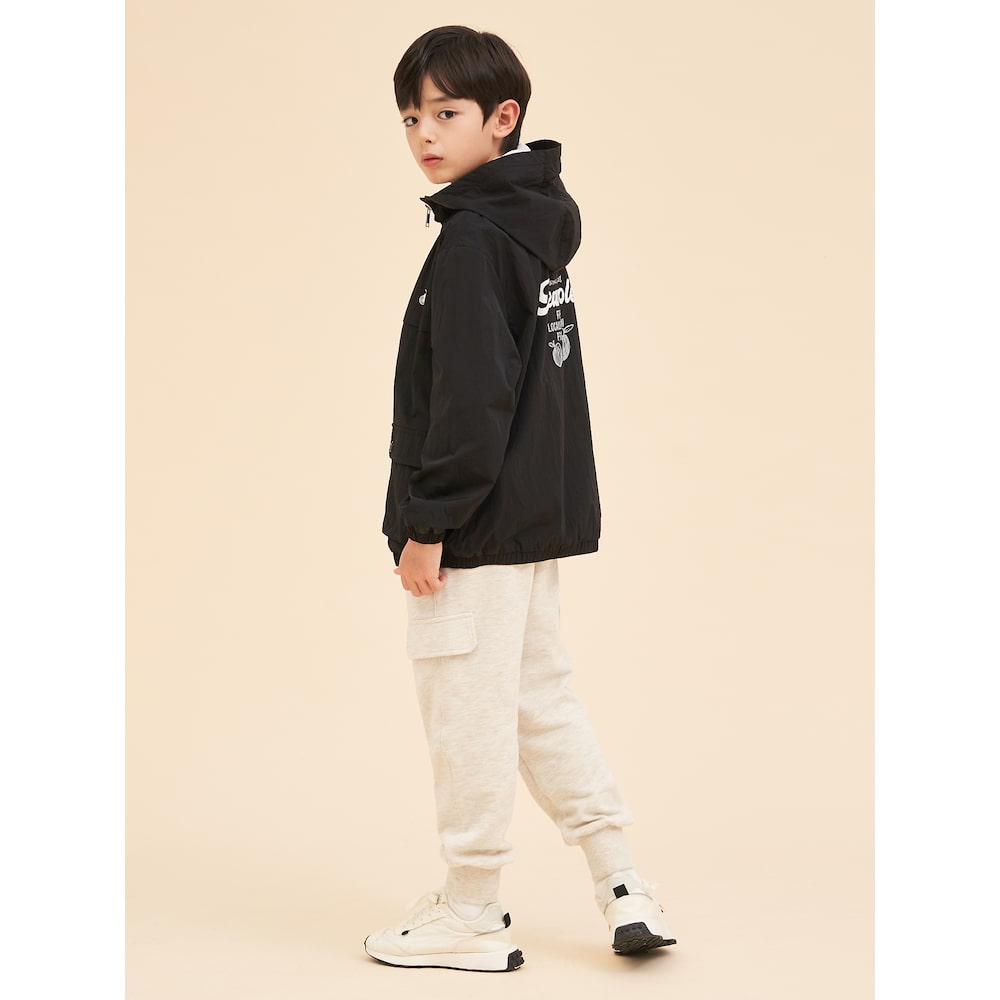 [BEANPOLE KIDS] 메시 안감 등교 점퍼  블랙 (BI4139U045) : 빈폴키즈