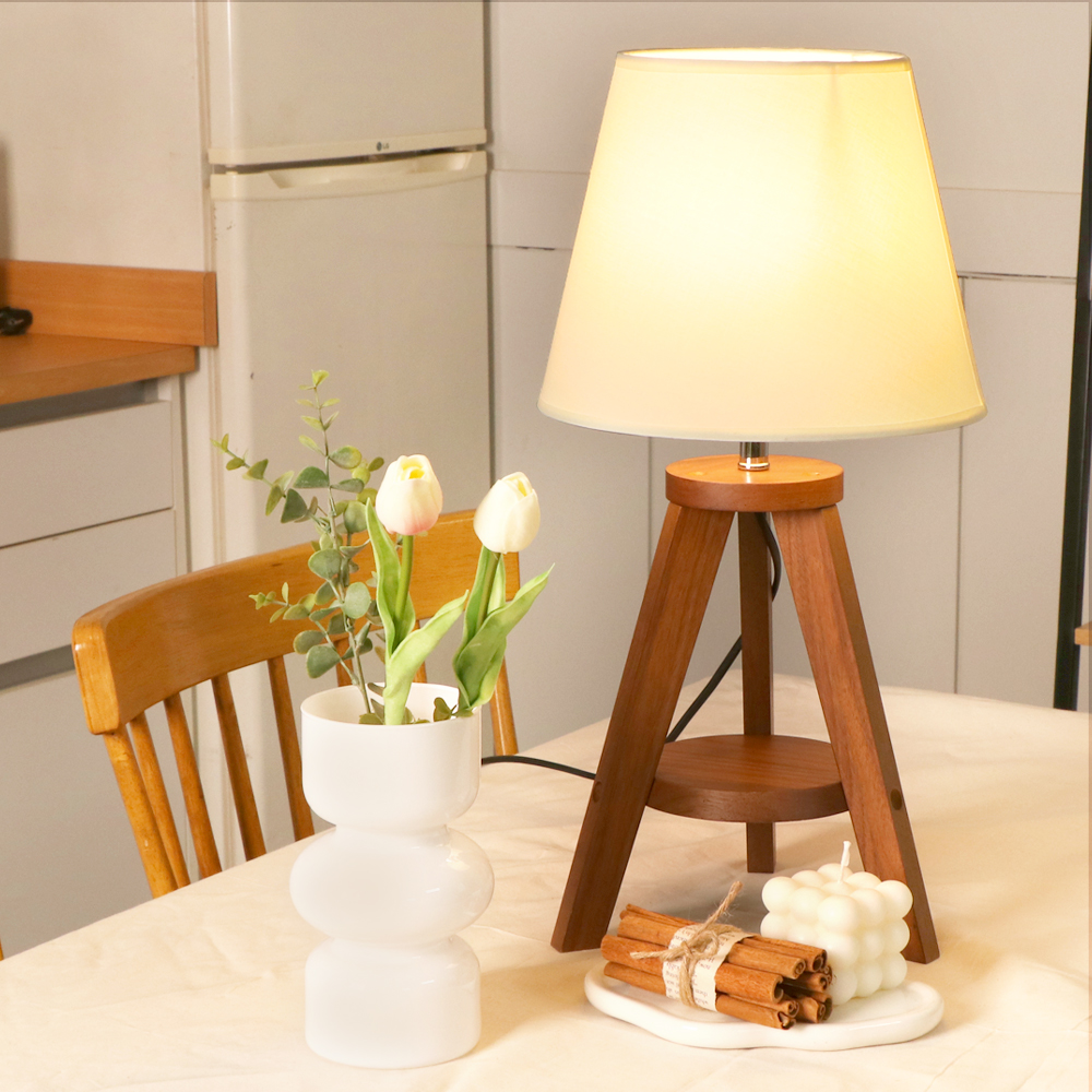 LED스탠드 트루몬 삼색변환 2W 골드 독서등 책상 조명 거실등 무드등