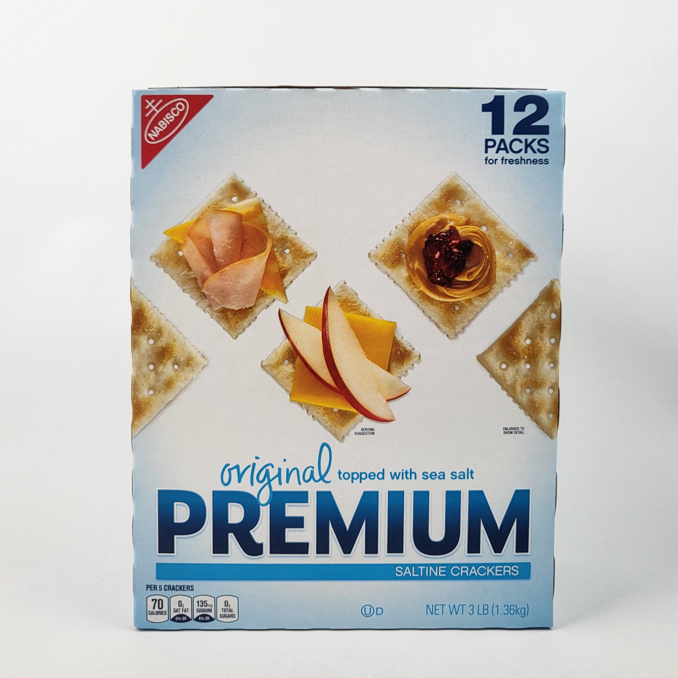 NABISCO 오리지널 프리미엄 솔틴 크래커 1.36KG 코스트코 파티용 카나페 크래커 - 상세 이미지 2