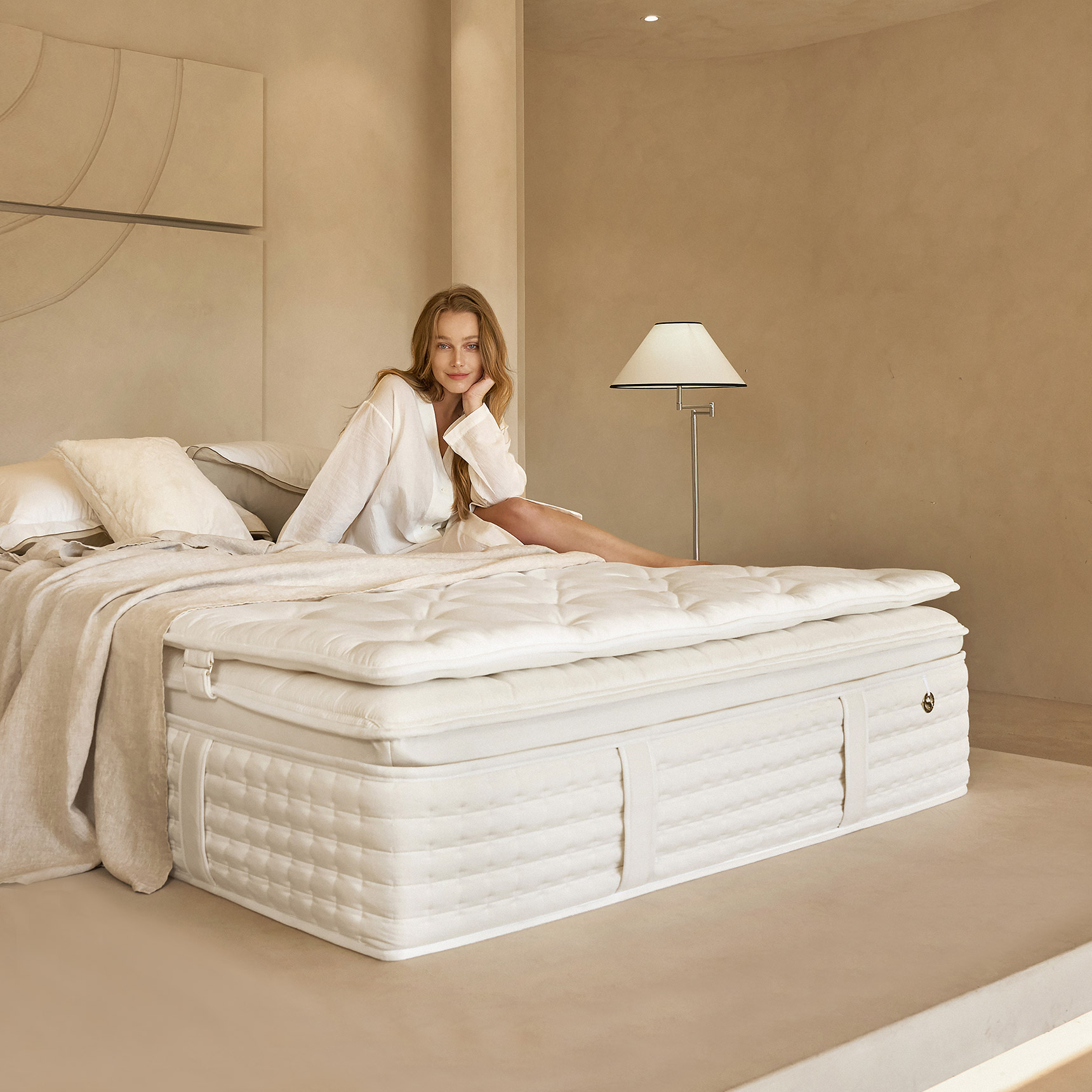 슬립퍼 시그니처 메모리폼 침대매트리스 포켓 스프링 단단한 하드 호텔 매트릭스 LK