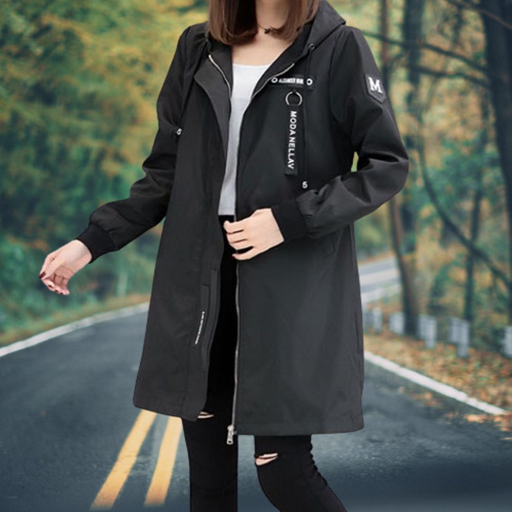 여름 야상 여성 롱 바람막이 점퍼 아우터 세련된 잠바 봄 가을 가벼운