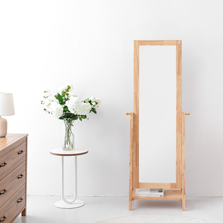 소로홈 원목전신거울 56x165 BDC32 고무나무 0392.5516