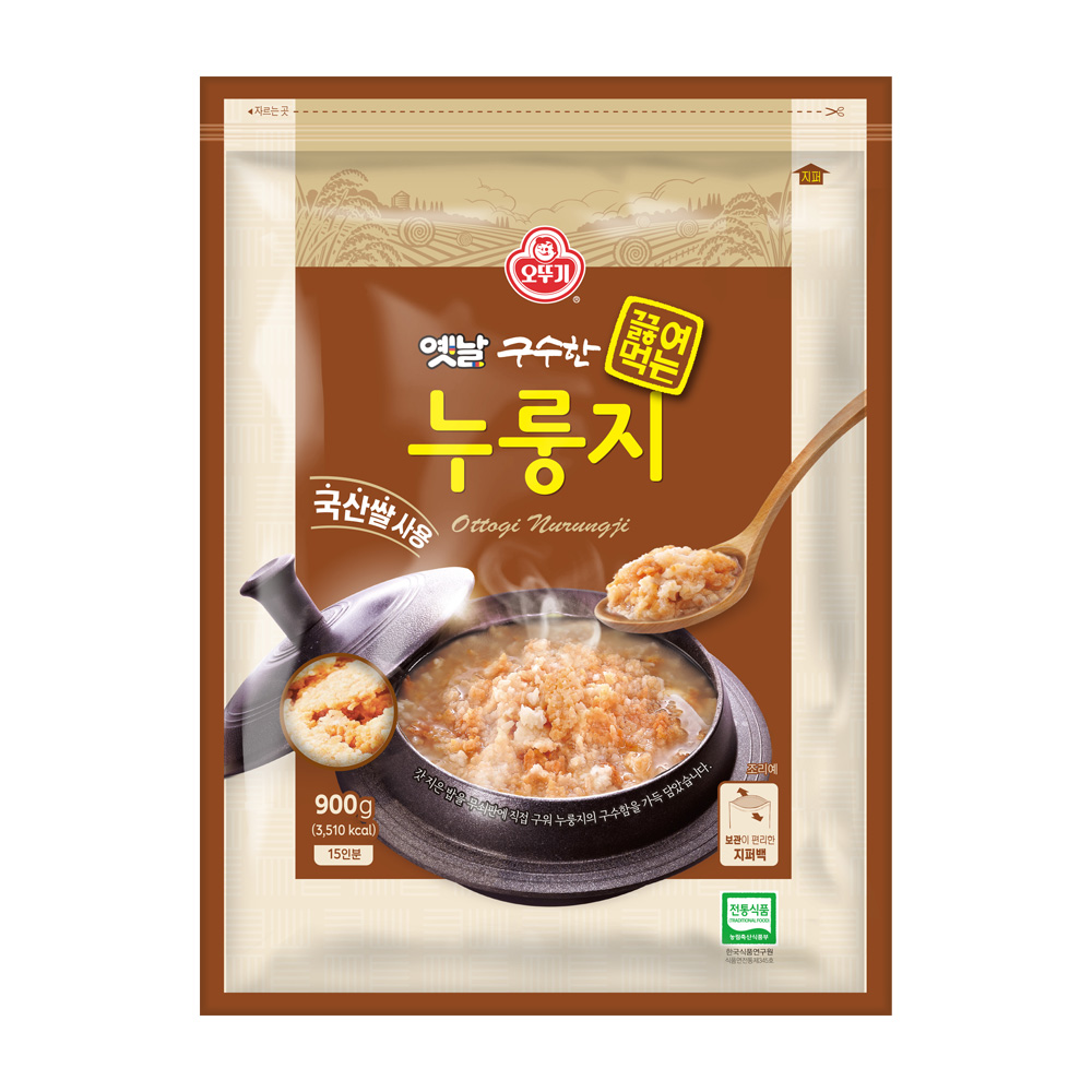 오뚜기 옛날 구수한 끓여먹는 누룽지 국산 900g - 메인 이미지