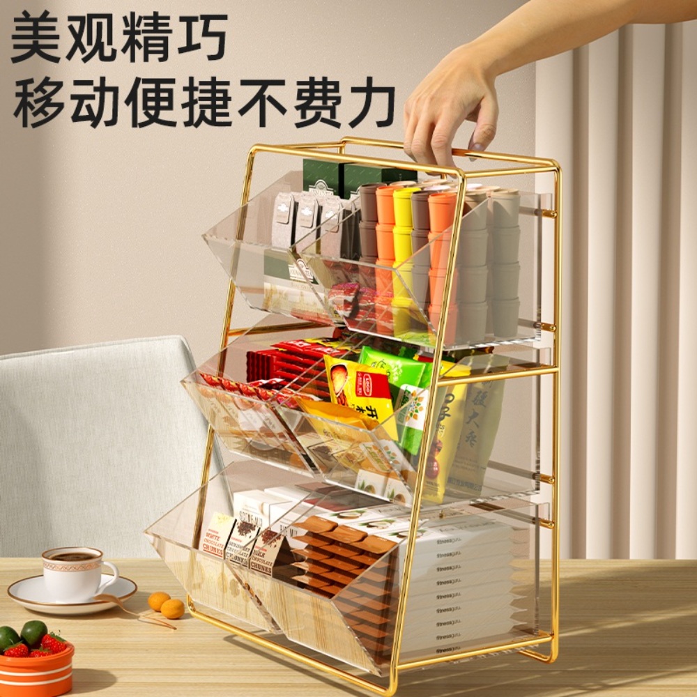 간식 보관함 정리함 선반 트레이 수납함 다용도 수납 빵보관함 주방 영양제 - 상세 이미지 4