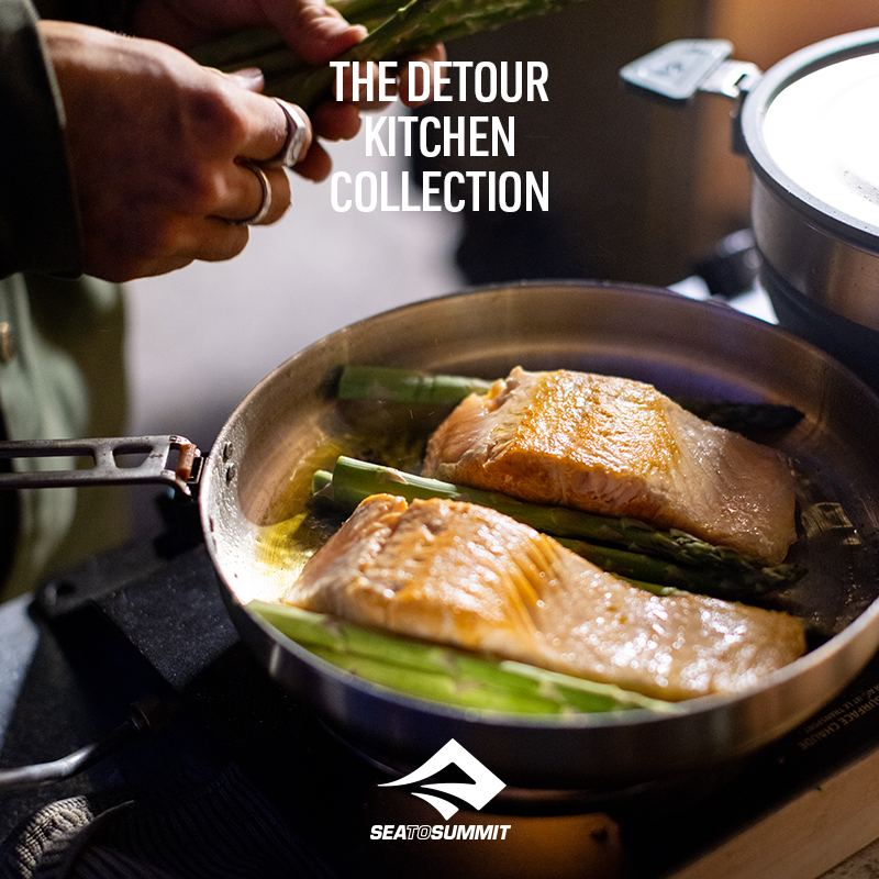 씨투써밋 디투어 팬 25cm(케이스 포함) 캠핑 백패킹 프라이 팬