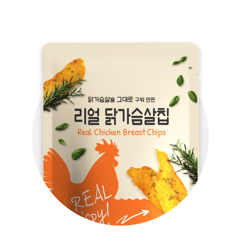 리얼닭가슴살칩 스토어 로고