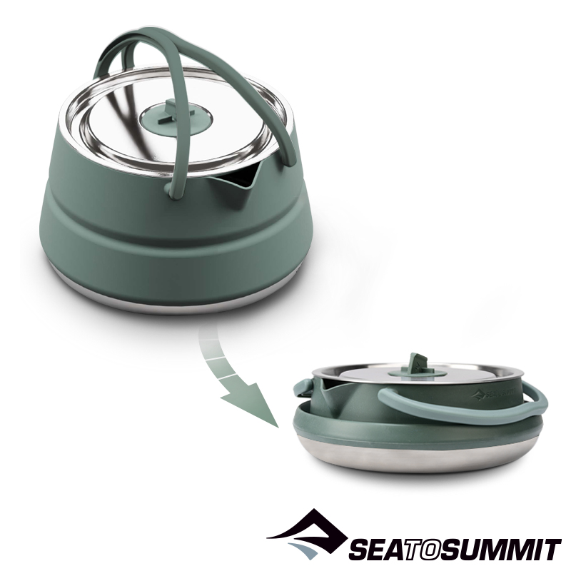 씨투써밋 디투어 1.6리터 접이식 케틀 코펠 캠핑 백패킹 주전자