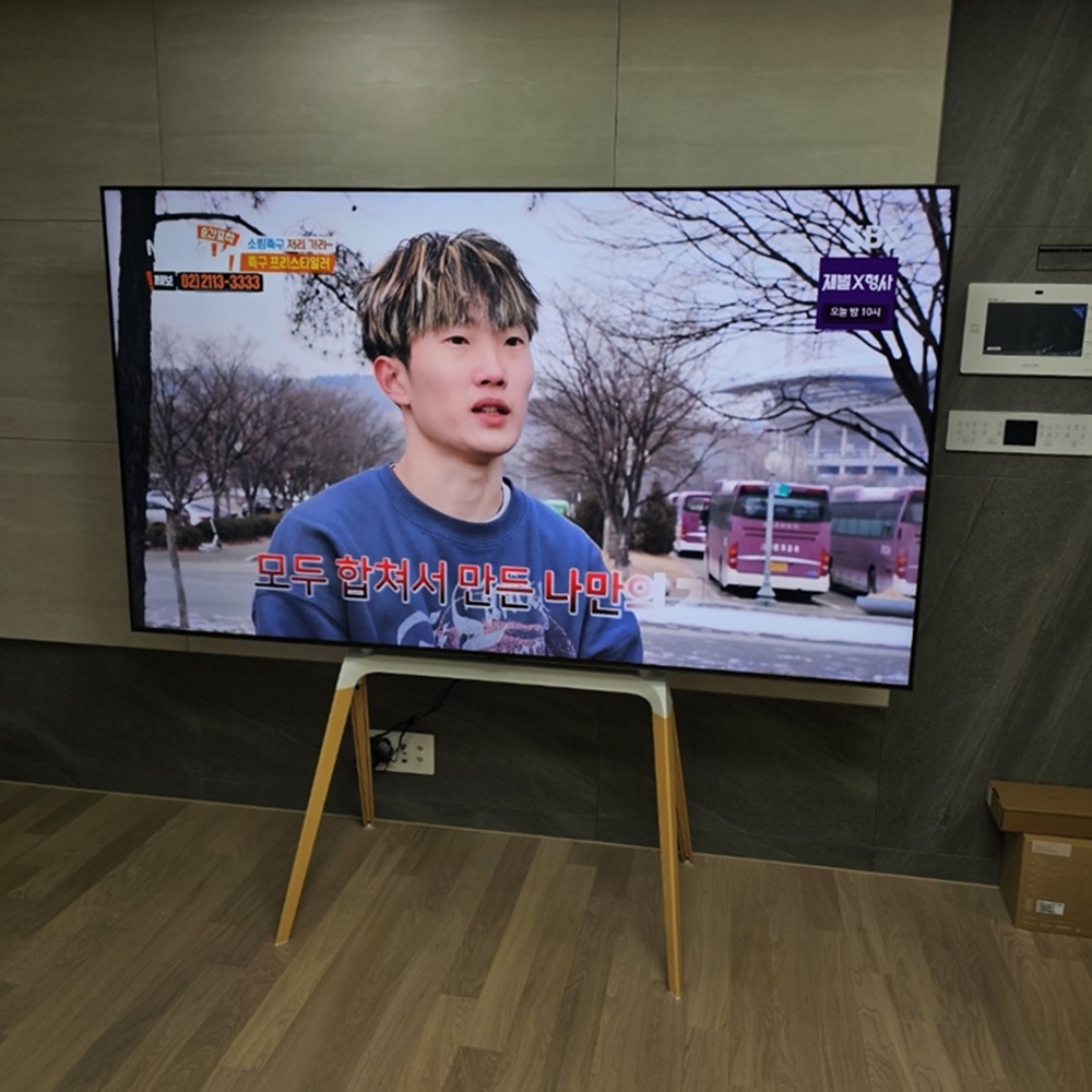 이젤형 스탠드 삼성 LG 올레드 거치대 tv 받침대 다리 이미지 7