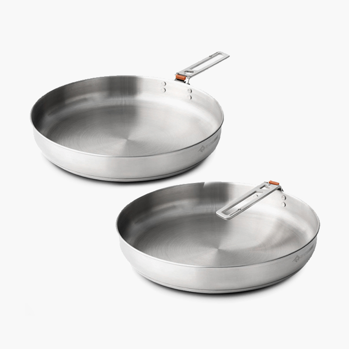 씨투써밋 디투어 팬 25cm 케이스 세트 스테인레스 경량 3중 후라이팬