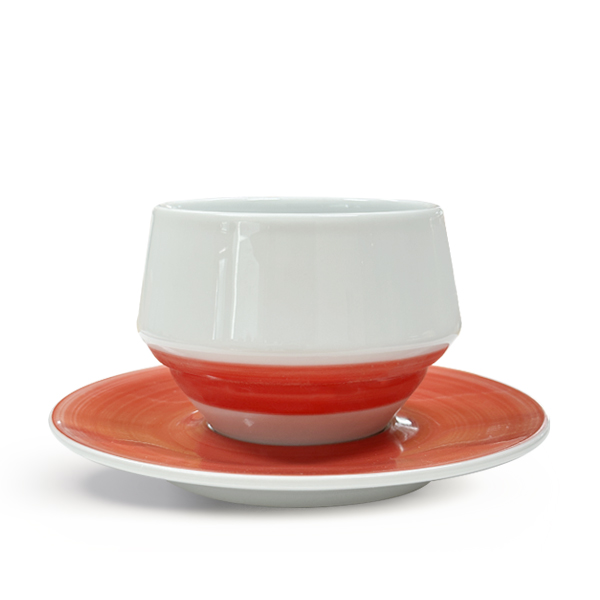 클럽하우스 마니코 라떼 페인티드 레드 300ml 머그컵 잔세트 - 상품 이미지