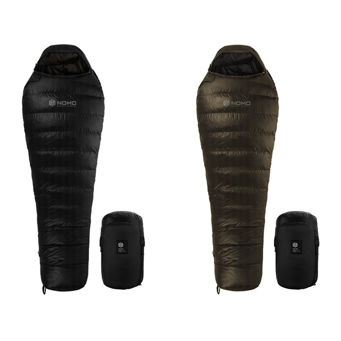 노마드 히팅 어센트 슬리핑백 캠핑 차박 오리털 덕다운 침낭 동계