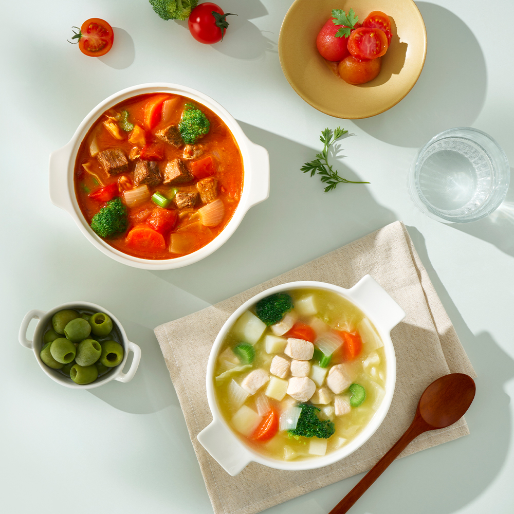 한끼통살 마녀스프 300g 3종 (10개입) 수프 토마토 스튜 치킨 양배추 닭고기 이미지 4